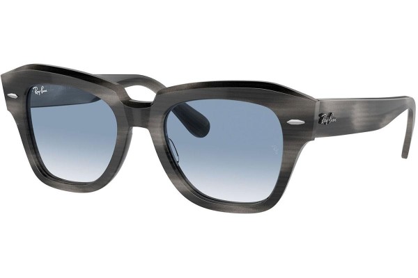 Zonnebril Ray-Ban State Street RB2186 14043F Vierkant Grijs