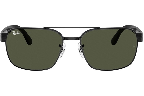 Zonnebril Ray-Ban RB3751 002/31 Vierkant Zwart