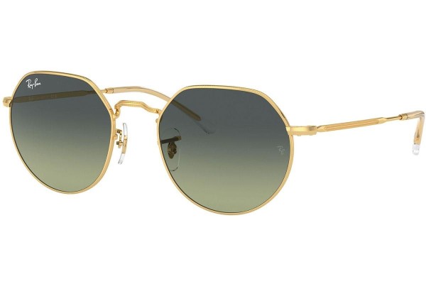 Zonnebril Ray-Ban Jack RB3565 001/BH Ronde Goud