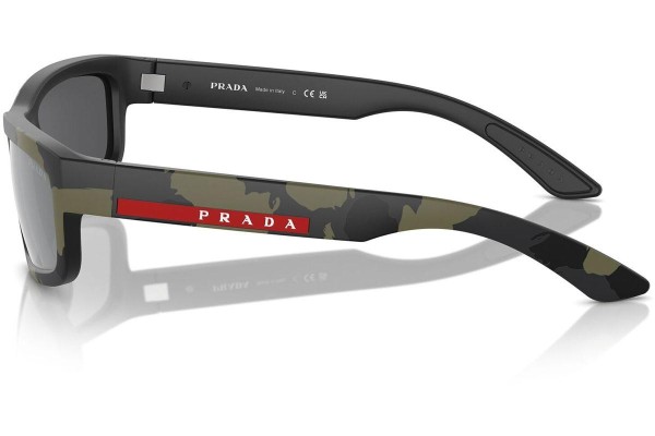 Zonnebril Prada Linea Rossa PS05ZS 14X07G Rechthoekige Zwart