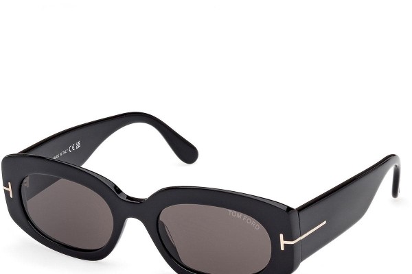 Zonnebril Tom Ford Cielle FT1187 01A Ovaal Zwart