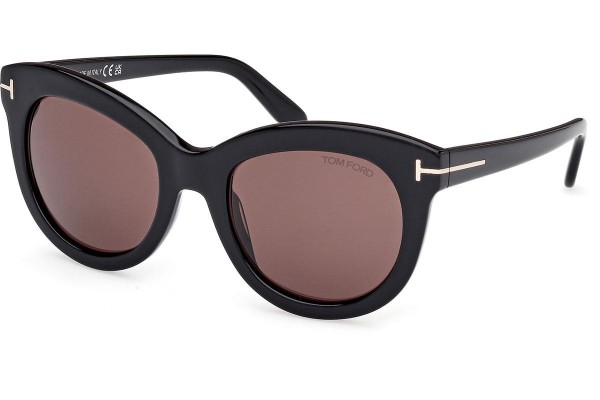 Zonnebril Tom Ford Odette FT1189 01E Cat Eye Zwart