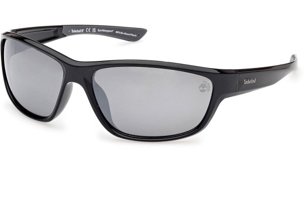 Zonnebril Timberland TB00024 01D Polarized Rechthoekige Zwart