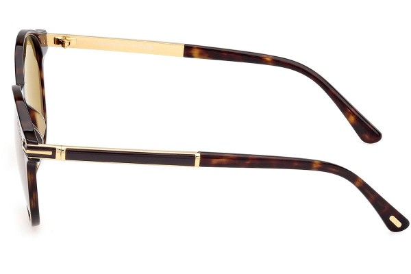 Zonnebril Tom Ford Araki FT1184 52H Polarized Ronde Havana