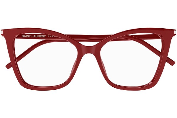 Brillen Saint Laurent SL386 015 Cat Eye Rood