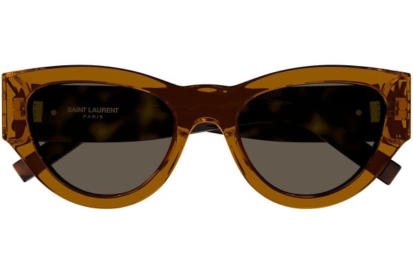 Zonnebril Saint Laurent SLM94 011 Cat Eye Bruin