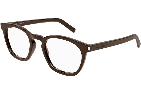 Brillen Saint Laurent SL28OPT 009 Ronde Bruin