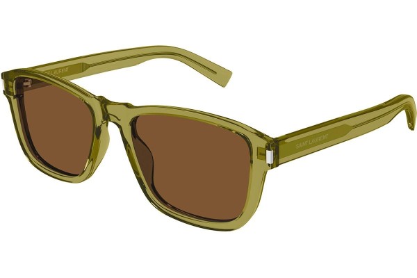 Zonnebril Saint Laurent SL710 005 Vierkant Groen