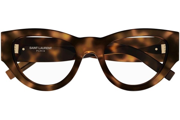 Brillen Saint Laurent SLM94OPT 002 Cat Eye Havana