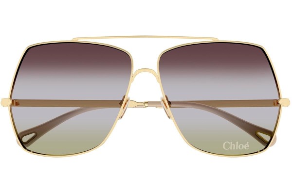 Zonnebril Chloe CH0278S 002 Vierkant Goud