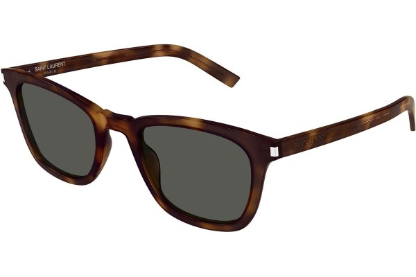 Zonnebril Saint Laurent SL716SLIM 003 Vierkant Havana