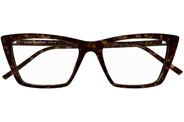 Brillen Saint Laurent SL737MICATHINOPT 002 Cat Eye Havana