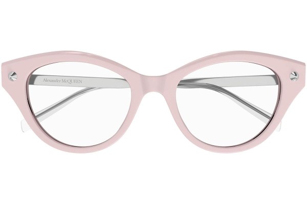 Brillen Alexander McQueen AM0485O 003 Cat Eye Roze