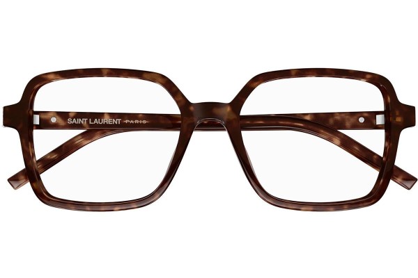 Brillen Saint Laurent SLM139 002 Vierkant Havana