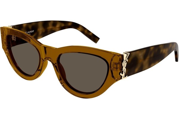 Zonnebril Saint Laurent SLM94 011 Cat Eye Bruin