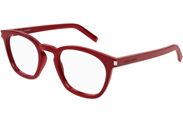 Brillen Saint Laurent SL28OPT 011 Ronde Rood