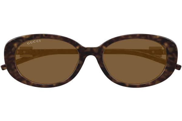 Zonnebril Gucci GG1684SA 004 Ovaal Havana