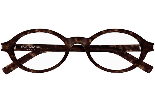 Brillen Saint Laurent SL751JEANNEOPT 002 Ovaal Havana