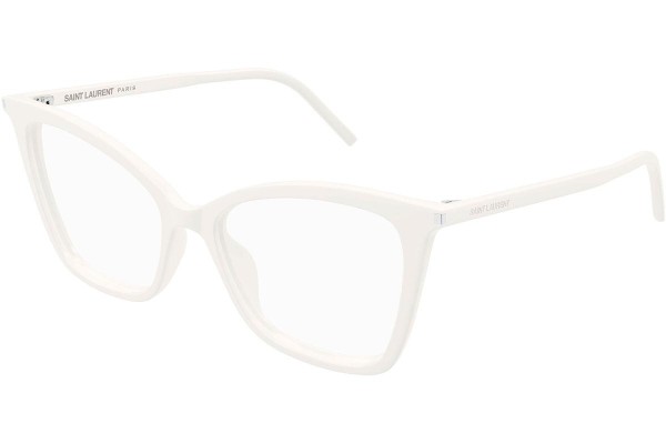 Brillen Saint Laurent SL386 014 Cat Eye Wit