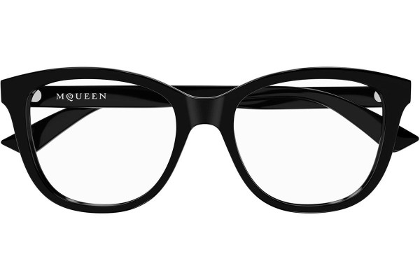 Brillen Alexander McQueen AM0487O 001 Vierkant Zwart