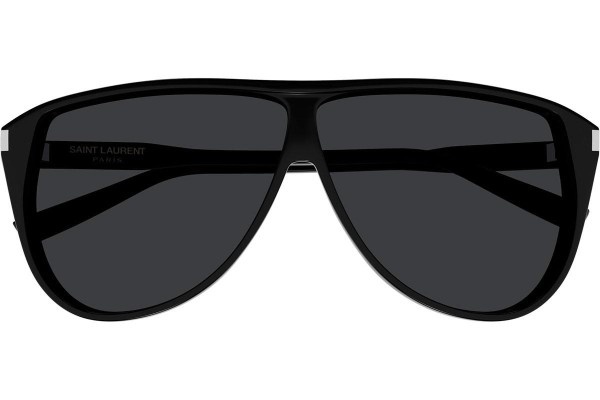 Zonnebril Saint Laurent SL731GASPAR 002 Vierkant Zwart