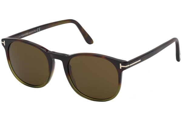 Zonnebril Tom Ford FT0858 56J Ronde Havana