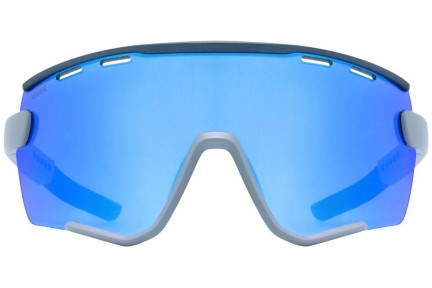 Zonnebril uvex sportstyle 236 set Rhino / Deep Space Mat S3,S0 Panorama | Shield Grijs