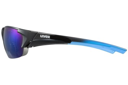 Zonnebril uvex blaze III set Black / Blue S3,S1,S0 Rechthoekige Zwart