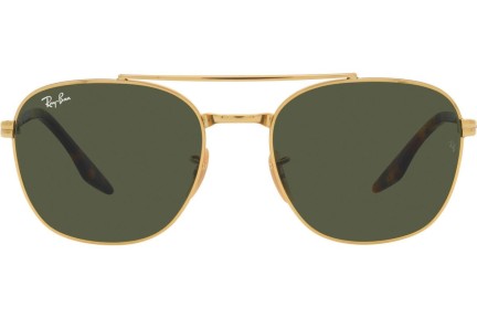 Zonnebril Ray-Ban RB3688 001/31 Vierkant Goud