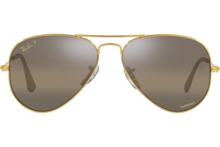 Zonnebril Ray-Ban Aviator Chromance Collection RB3025 9196G5 Polarized Pilot Goud