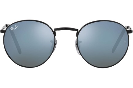 Zonnebril Ray-Ban New Round RB3637 002/G1 Ronde Zwart