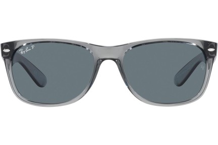 Zonnebril Ray-Ban New Wayfarer RB2132 64503R Polarized Vierkant Grijs