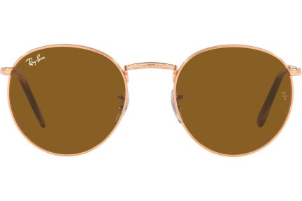 Zonnebril Ray-Ban New Round RB3637 920233 Ronde Goud