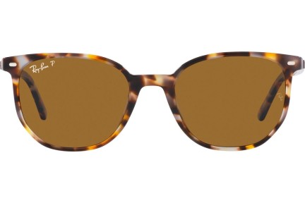 Zonnebril Ray-Ban Elliot RB2197 135757 Polarized Vierkant Havana