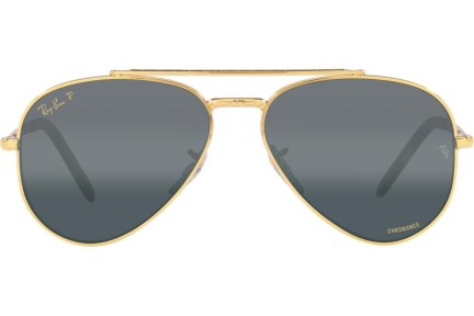 Zonnebril Ray-Ban New Aviator Chromance Collection RB3625 9196G6 Polarized Pilot Goud