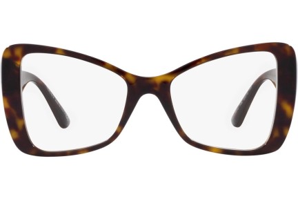 Brillen Versace VE3312 108 Cat Eye Havana