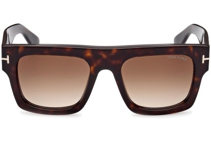 Zonnebril Tom Ford Fausto FT0711 52F Flat Top Havana