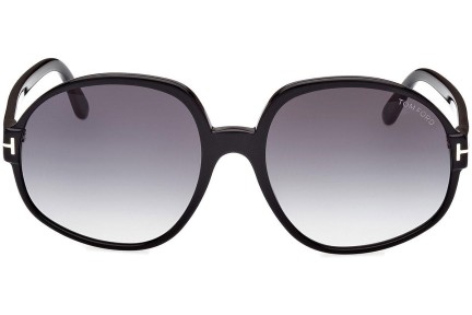 Zonnebril Tom Ford FT0991 01B Ronde Zwart