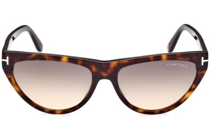 Zonnebril Tom Ford FT0990 52B Cat Eye Havana