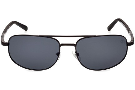 Zonnebril Timberland TB9285 02D Polarized Rechthoekige Zwart