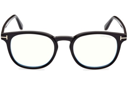 Brillen Tom Ford FT5819-B 001 Ronde Zwart