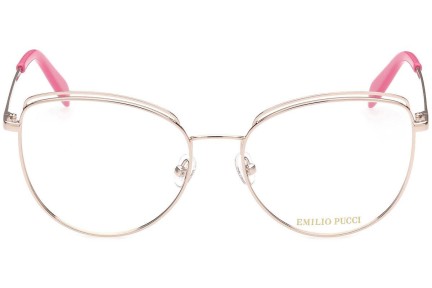 Brillen Emilio Pucci EP5168 028 Ronde Goud