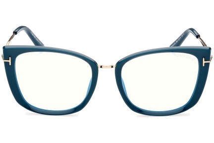 Brillen Tom Ford FT5816-B 089 Cat Eye Blauw