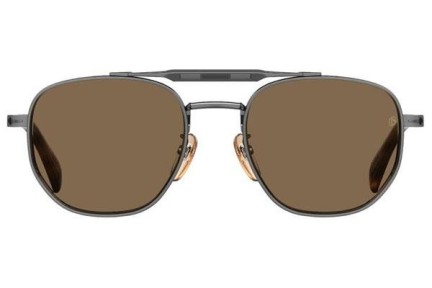 Brillen David Beckham DB1082/G/CS KJ1/HE Polarized Ronde Zilver