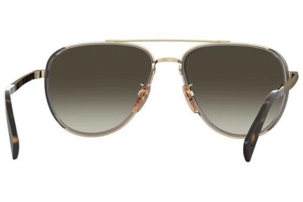 Zonnebril David Beckham DB7068/G/S 2F7/HA Pilot Goud