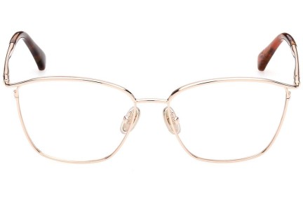 Brillen Max Mara MM5056 028 Rechthoekige Goud