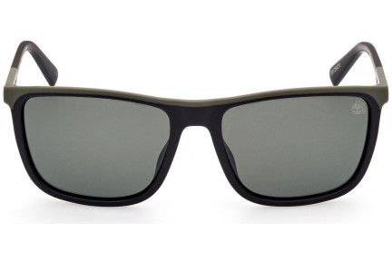 Zonnebril Timberland TB9302 02R Polarized Vierkant Zwart