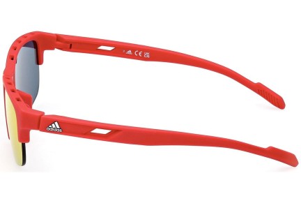 Zonnebril Adidas Sport SP0068 66L Rechthoekige Rood