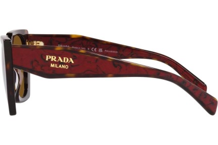 Zonnebril Prada PR15WS 2AU5Y1 Polarized Vierkant Havana