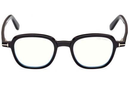 Brillen Tom Ford FT5837-B 001 Ronde Zwart